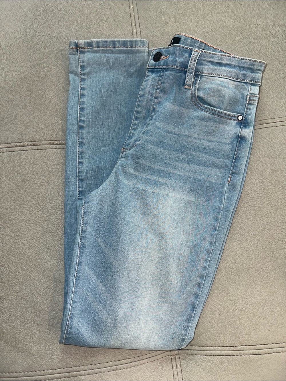 Buffalo David Bitton Light Wash Slim Straight Jeans - Blue